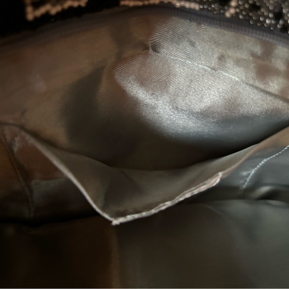 Moyna Beaded Animal Print Couture Clutch - Picture 8 of 9